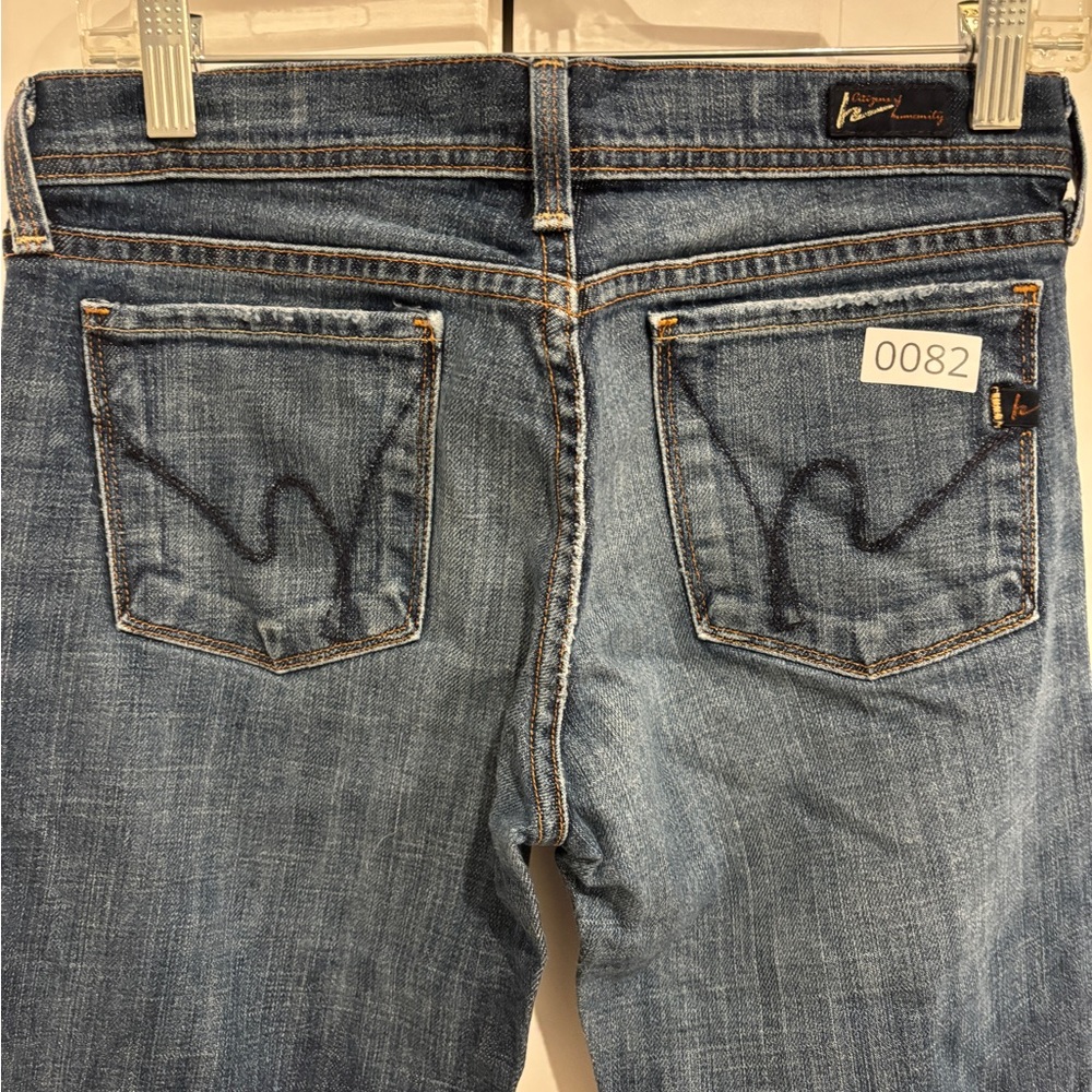Citizens Of Humanity Dark Blue Ingrid Flare Jeans. Size 28 - Picture 13 of 13